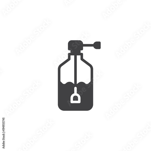 Liquid soap bottle vector icon. filled flat sign for mobile concept and web design. Soap dispenser simple solid icon. Symbol, logo illustration. Pixel perfect vector graphics