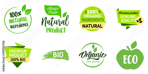 Natural Product Lettering Set