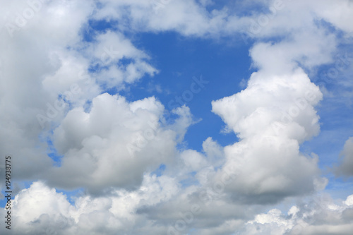 Fototapeta Naklejka Na Ścianę i Meble -  Abstract Cloud on the blue sky background.
