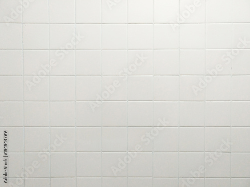 White Tiles on the wall in toilet