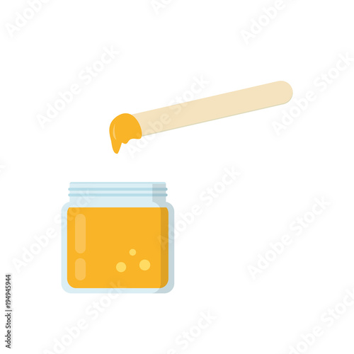 Waxing removal hair