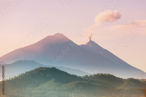 Volcano in Guatemala photo