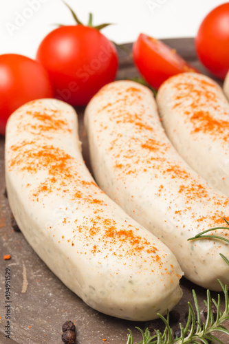 sausages with tomato and rosemary