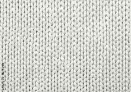 Obraz na płótnie White wool texture. Texture of wool. Knitting natural wool white background. w salonie
