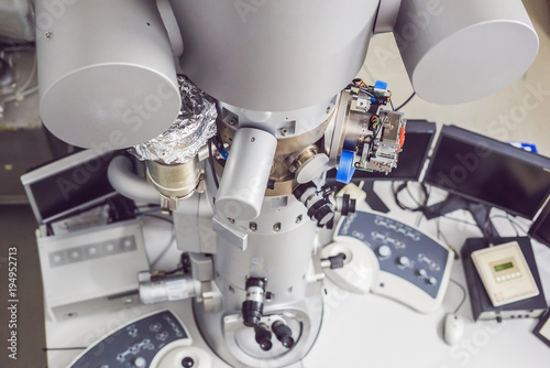 Canvas Print transmission electron microscope in a scientific laboratory