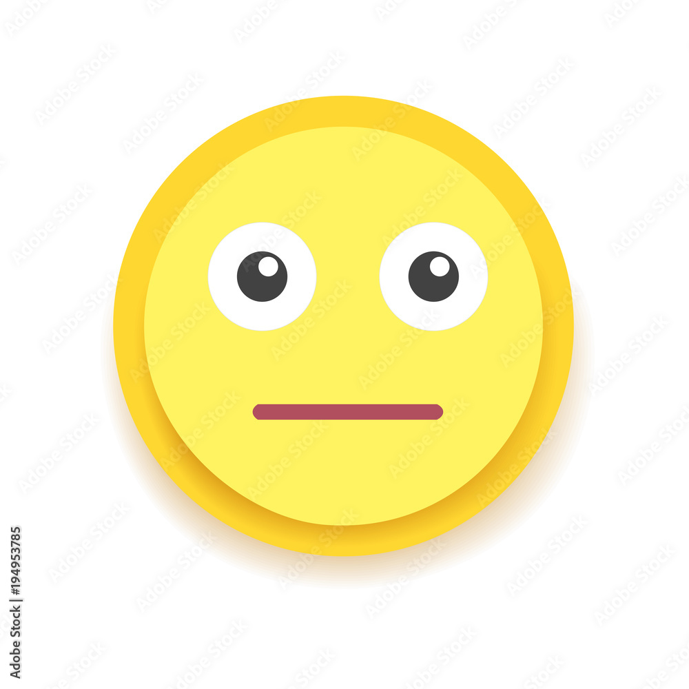 Fototapeta premium Emodji Icon. Emoticon for chat, messages,web. Isolated vector illustration 