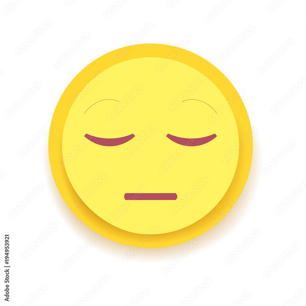 Fototapeta premium Emodji Icon. Emoticon for chat, messages,web. Isolated vector illustration 