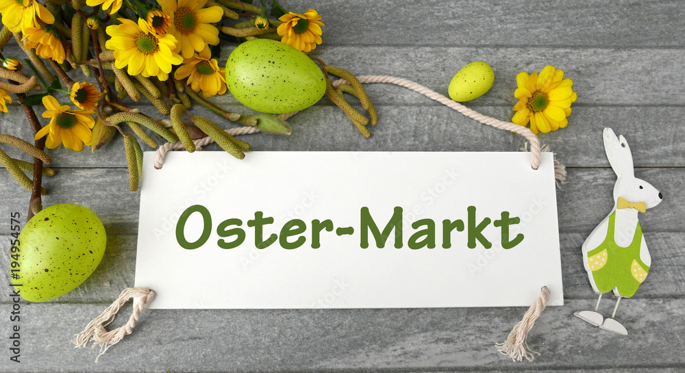 Fototapeta premium Oster-Markt
