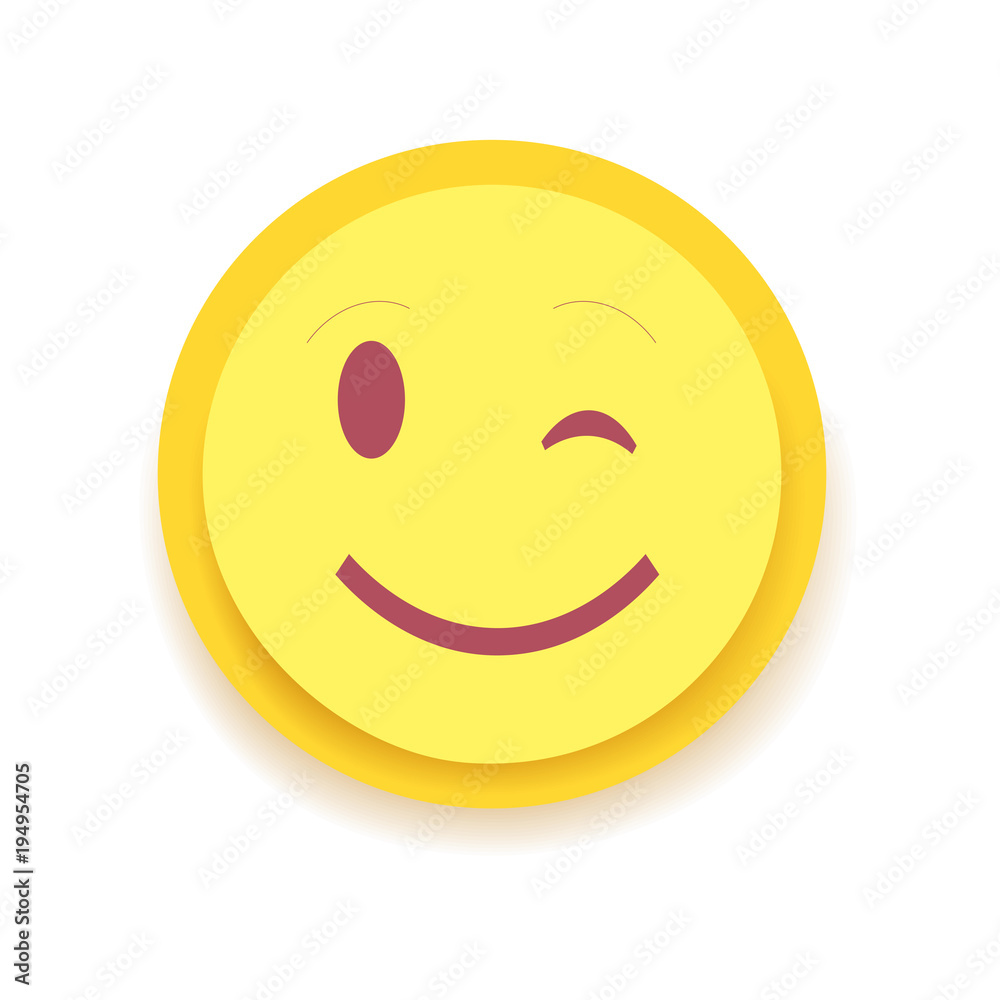Emodji Icon. Emoticon for chat, messages,web. Isolated vector illustration Emodji Icon. Emoticon for chat, messages,web. Isolated vector illustration