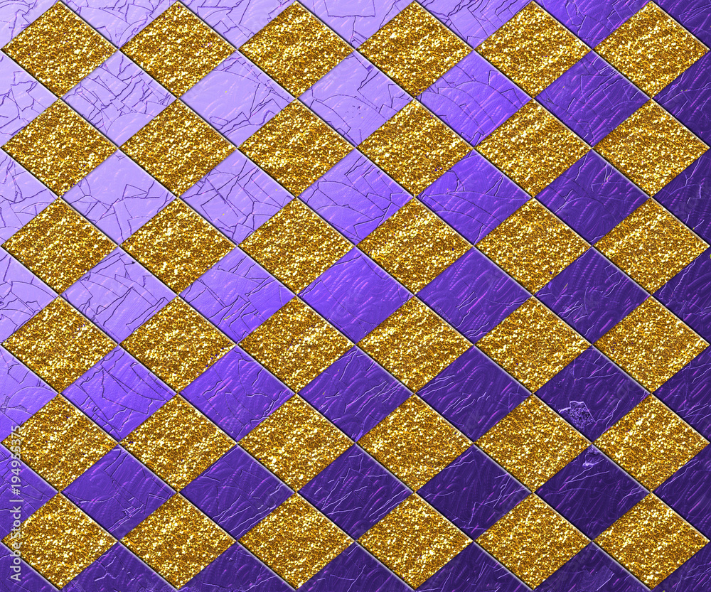 Purple and Gold Glitter Background Purple and Gold Glitter Background