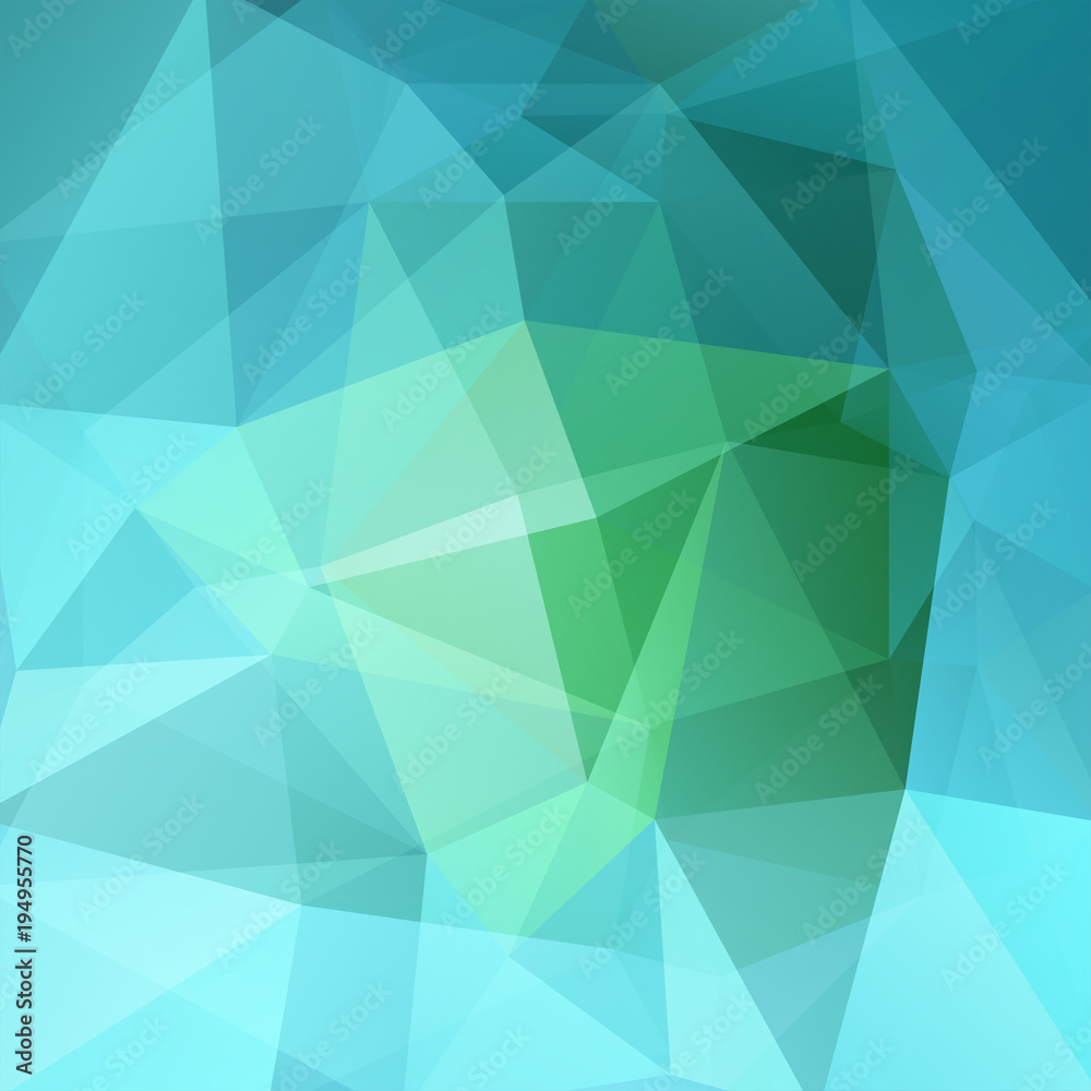Polygonal vector background. Can be used in cover design, book design, website background. Vector illustration. Green, blue colors. Polygonal vector background. Can be used in cover design, book design, website background. Vector illustration. Green, blue colors.