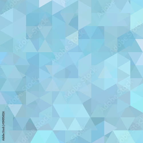 Abstract vector background with triangles. Blue geometric vector illustration. Creative design template.