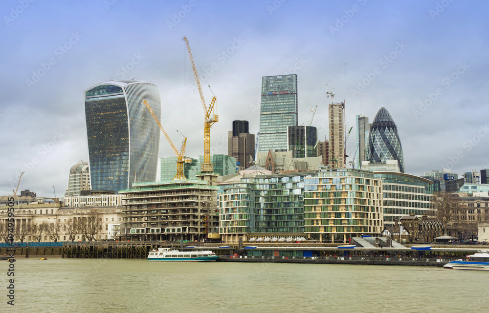 London cityscape with Thames river. United Kingdom