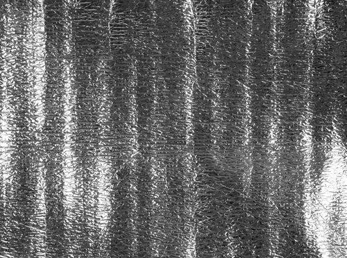 Foil substrate thermal insulation texture, foil background