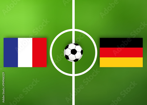 Deutschland VS Frankreich - Fußball