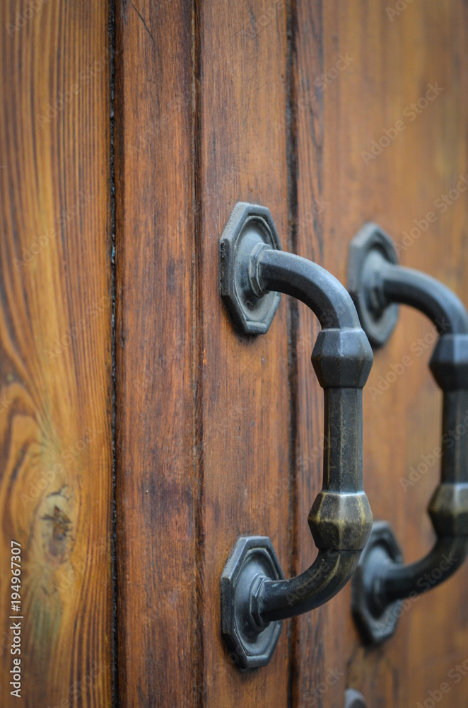 ancient doors - close up view ancient doors - close up view