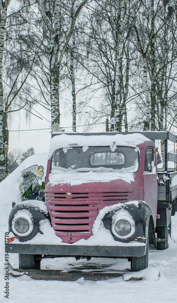 Obraz premium The old Russian truck