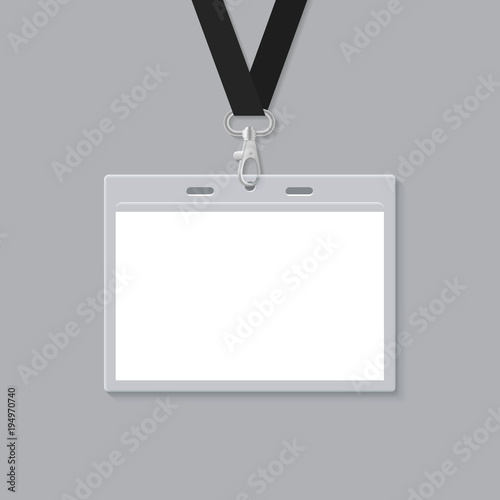 Blank ID Card Mockup