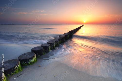 Ostseestrand am Abend