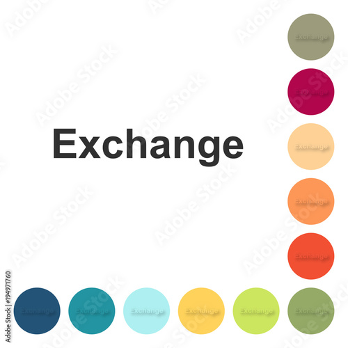 Farbige Buttons - Exchange