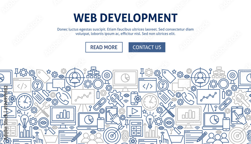 Web Development Banner Design