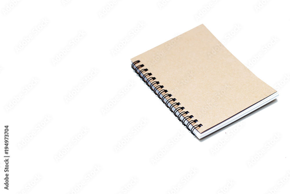 NOTEBOOK ISOLATED ON WHITE NOTEBOOK ISOLATED ON WHITE