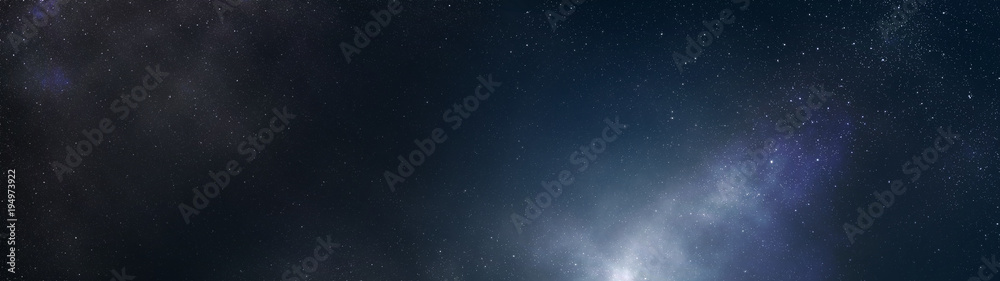 Constellation Stars in the Universe Galaxy Background