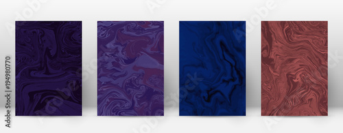 Abstract cover. Modern design template. Admirable suminagashi marble. Minimalistic hipster flyer design. Superb trendy abstract cover. Vector illustration.