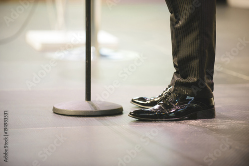 Male Feet in Black Feet