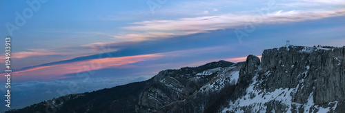 'Solitude in blue': 'Rotonda of winds', Crimea at sunset