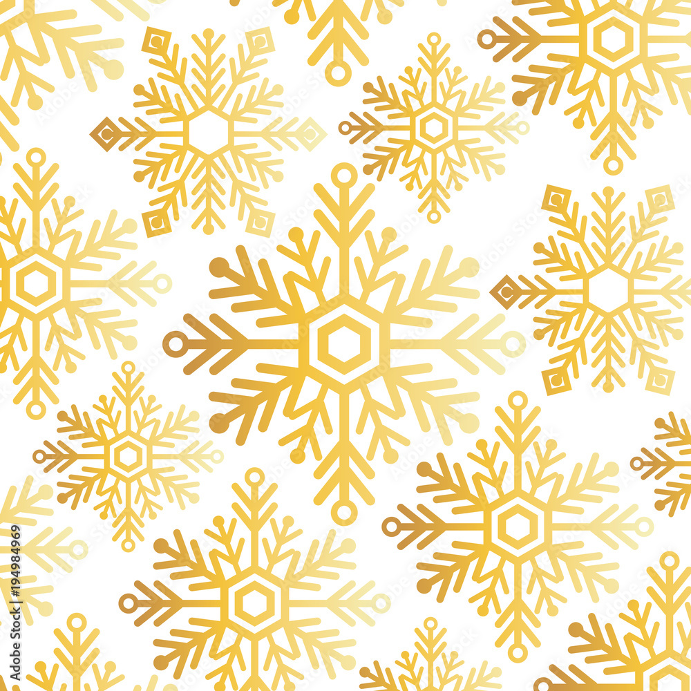 snowflake christmas decoration pattern background vector illustration design