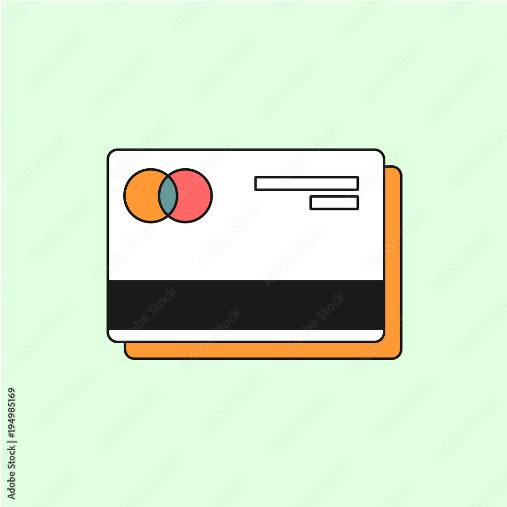 Credit Card Banking And Finance Icon Credit Card Banking And Finance Icon