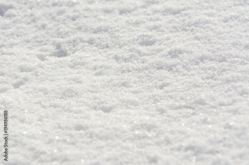 Fluffy fresh white snow background © sarahdoow