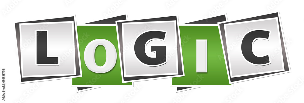 Logic Green Grey Blocks Logic Green Grey Blocks