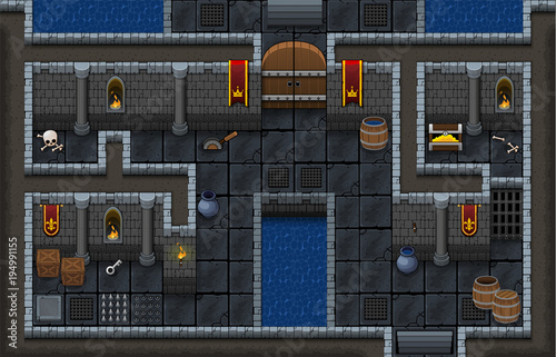 Dungeon Game Tileset