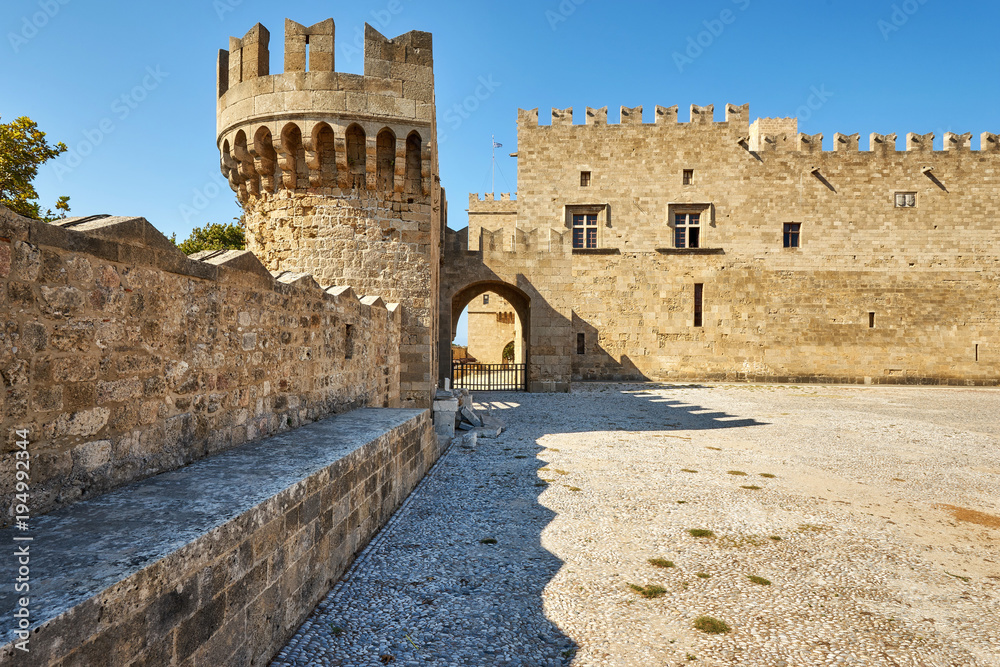 The Knights Grand Master Palace at Rhodes island, Greece