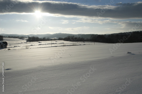 Winter in Poland, Bieszczady mountains