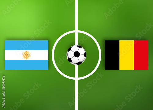 Argentinien vs Belgien - Fussball