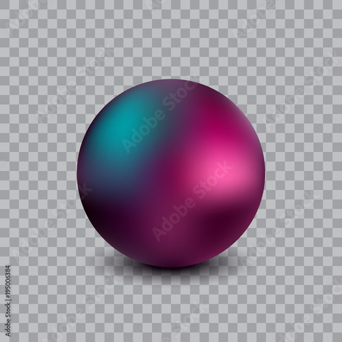 Realistic vector ball illustration