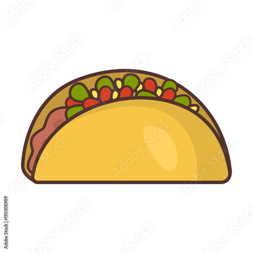 fast food flat icon