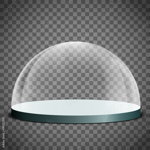 Blank glass dome