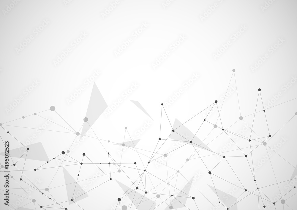 Abstract connection background with lines and dots Abstract connection background with lines and dots