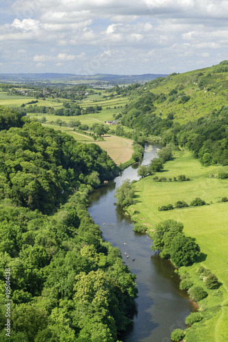 View from Yat Rock Symonds Yat Hereford & Worcester England