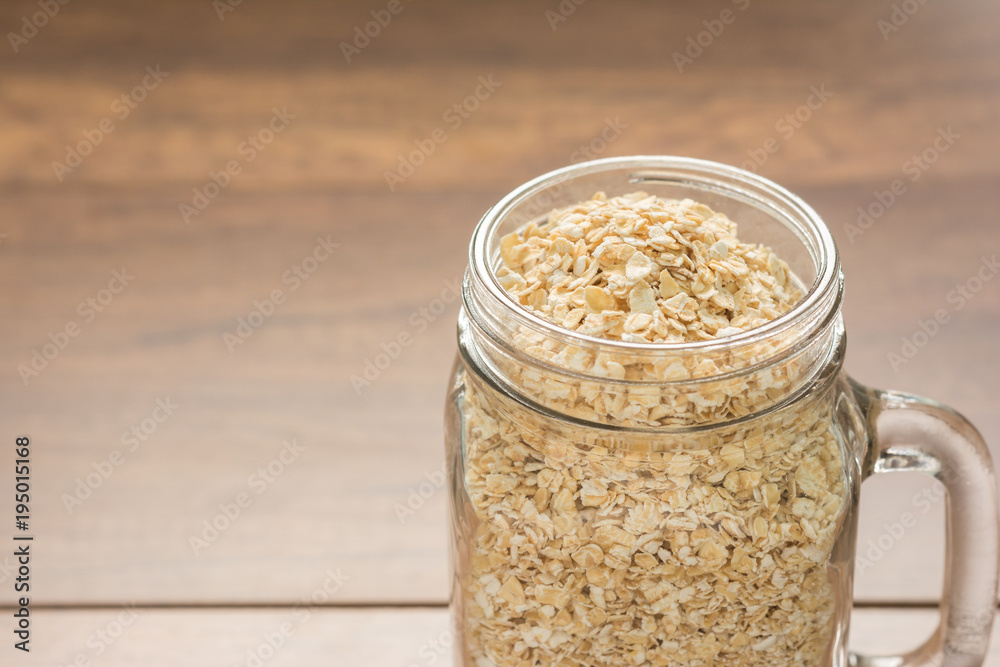 Oats in Cup. Oats in Cup.