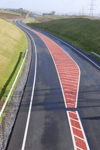 New road Improvement Scheme Carmarthenshire Wales