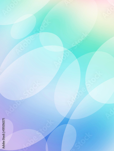 Obraz na plátně Beautiful blurred background with bokeh lights in blue, white and pink