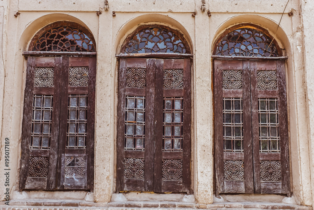 old doors in Yazd Iran