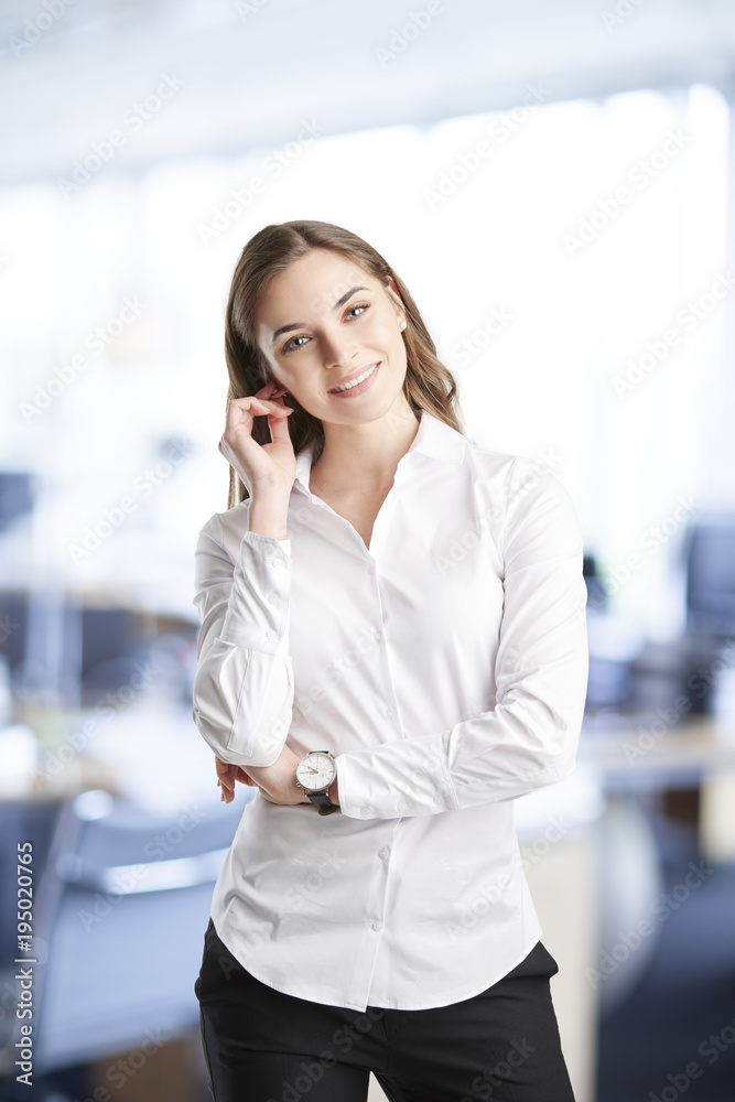 Confident young businesswoman portrait Confident young businesswoman portrait