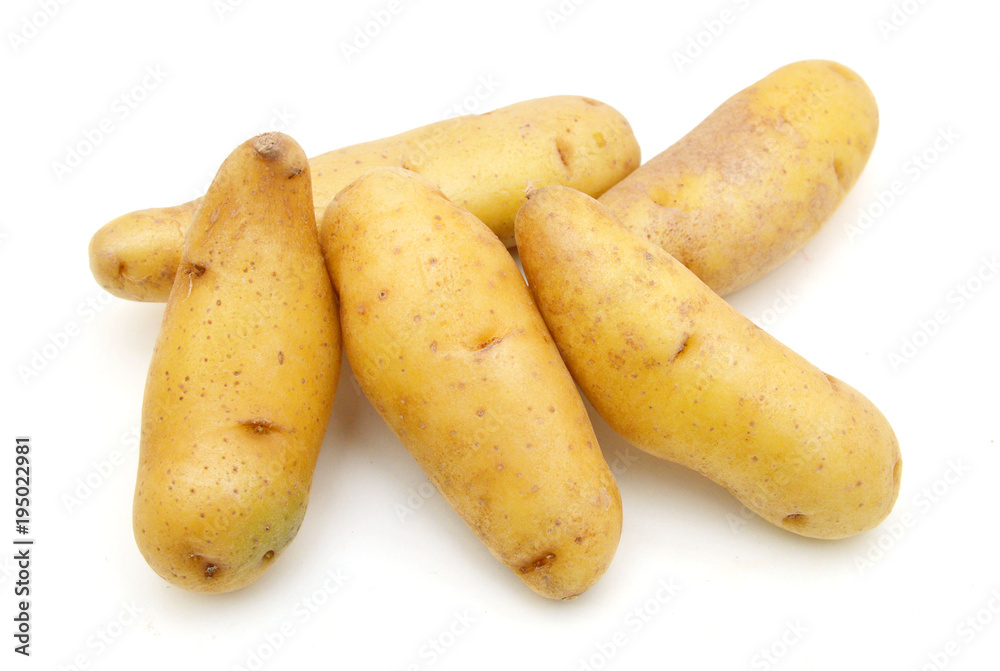 Heap of potato isolated on the white background Heap of potato isolated on the white background