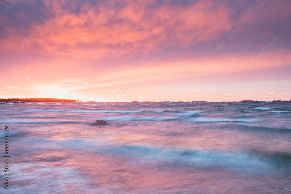 Sunset colors on the Sky